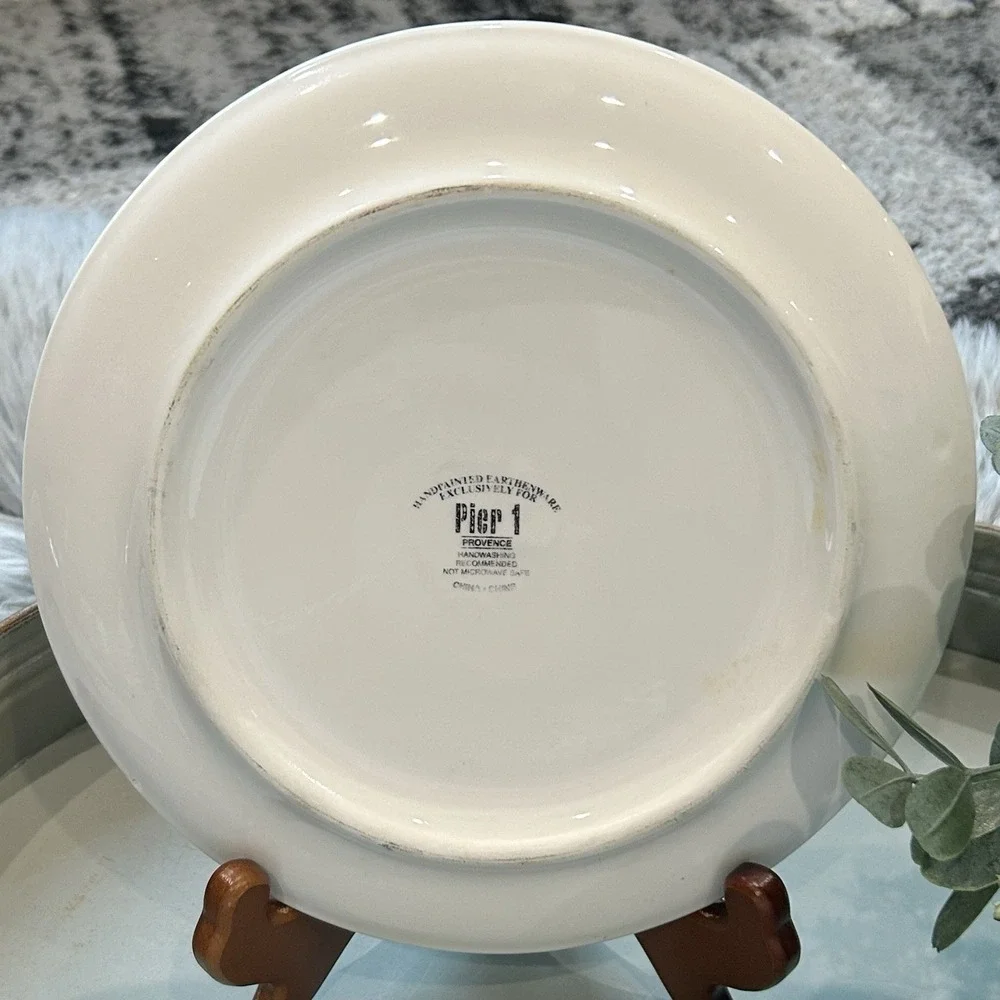 PIER 1 Provence Hand Painted‎ Earthenware 